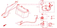 BATTERIE pour Honda CBR 600 F4 de 2001