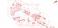 ETRIER DE FREIN ARRIERE pour Honda CBR 600 F4 de 2001