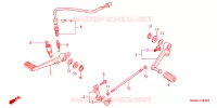 SELECTEUR   PEDALE DE FREIN pour Honda CBR 600 F4 de 2001