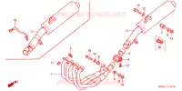 SILENCIEUX D'ECHAPPEMENT pour Honda CBR 600 F4 de 2001