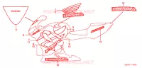 AUTOCOLLANTS pour Honda CBR 600 F4 de 2002