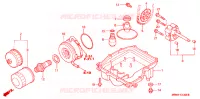 CARTER   POMPE   FILTRE A HUILE pour Honda CBR 600 F4 de 2005