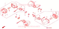 CLIGNOTANT pour Honda CBR 600 F4 de 2005