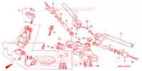 GUIDON   TE DE FOURCHE pour Honda CBR 600 F4 de 2005