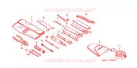 OUTIL pour Honda CBR 600 F4 de 2005