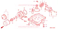 CARTER   POMPE   FILTRE A HUILE pour Honda CBR 600 F4 de 2000