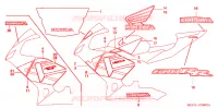 AUTOCOLLANTS pour Honda CBR 600 RR de 2006