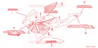 AUTOCOLLANTS pour Honda CBR 600 RR de 2006