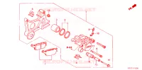 ETRIER DE FREIN ARRIERE pour Honda CBR 600 RR de 2006