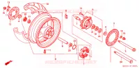 ROUE ARRIERE pour Honda CBR 600 RR de 2006