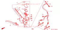 MAITRE CYLINDRE DE FREIN AVANT pour Honda CB 900 F 919 de 2004
