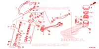 MAITRE CYLINDRE DE FREIN ARRIERE pour Honda GL 1800 GOLD WING BASE de 2013