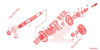 ARBRE DE SORTIE pour Honda GL 1800 GOLD WING NAVI de 2013
