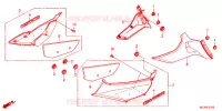 COUVERCLES LATERAUX pour Honda GL 1800 GOLD WING NAVI AIRBAG de 2014