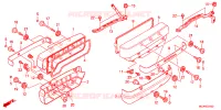 COUVRE CULASSE pour Honda GL 1800 GOLD WING NAVI AIRBAG de 2014