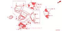 ENTOURAGE DE COMPTEUR pour Honda GL 1800 GOLD WING NAVI AIRBAG de 2014