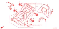 SELLE pour Honda GL 1800 GOLD WING NAVI AIRBAG de 2014