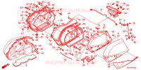 SACOCHE pour Honda GL 1800 GOLD WING de 2015