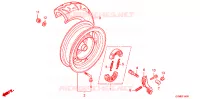 ROUE ARRIERE pour Honda LEAD 110 de 2009