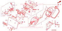 FEU ARRIERE pour Honda SHADOW 400 SILVER de 2005