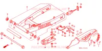 BRAS ARRIERE pour Honda NX 250 de 1990