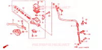 MAITRE CYLINDRE DE FREIN AVANT pour Honda NX4 FALCON 400 de 2003