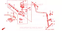 MAITRE CYLINDRE DE FREIN AVANT pour Honda NX4 FALCON 400 de 2004