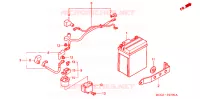 BATTERIE pour Honda NX4 FALCON 400 de 2007
