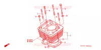 CYLINDRE pour Honda NX4 FALCON 400 de 2007