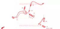 PEDALE pour Honda NX4 FALCON 400 de 2007