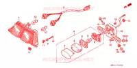 FEU ARRIERE pour Honda RC45 RVF 750 de 1994