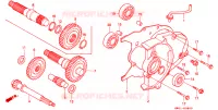 BOITE DE VITESSES pour Honda 50 DIO de 1988
