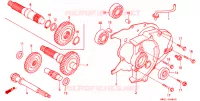 BOITE DE VITESSES pour Honda 50 DIO de 1988
