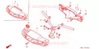 GUIDON   CARENAGE pour Honda 50 DIO de 1988