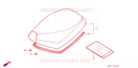 SELLE pour Honda 50 DIO de 1988