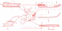 EMBLEME pour Honda 50 DIO SPECIAL EDITION de 1989