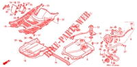 RESERVOIR A CARBURANT   PLANCHER pour Honda 50 DIO SPECIAL EDITION de 1989