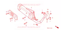 SILENCIEUX D'ECHAPPEMENT pour Honda 50 DIO SPECIAL EDITION de 1989