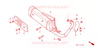 SILENCIEUX D'ECHAPPEMENT pour Honda 50 DIO SPECIAL EDITION MARINE de 1989