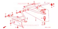 TRIANGLES AVANT pour Honda FOURTRAX 500 FOREMAN RUBICON Hydrostatic de 2008