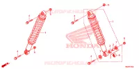 AMORTISSEUR AVANT pour Honda FOURTRAX 500 FOREMAN RUBICON Hydrostatic de 2013