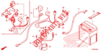 BATTERIE pour Honda FOURTRAX 500 FOREMAN RUBICON Hydrostatic de 2013