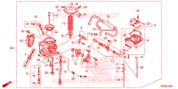 CARBURATEUR pour Honda FOURTRAX 500 FOREMAN RUBICON Hydrostatic de 2014