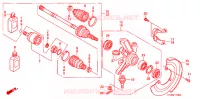 ARBRE DE ROUE  pour Honda FOURTRAX 500 FOREMAN 4X4 Electric Shift de 2008