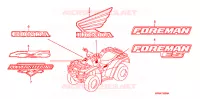 AUTOCOLLANTS pour Honda FOURTRAX 500 FOREMAN 4X4 Electric Shift de 2008