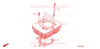 CYLINDRE pour Honda FOURTRAX 500 FOREMAN 4X4 Electric Shift de 2008