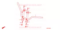 GUIDON pour Honda FOURTRAX 500 FOREMAN 4X4 Electric Shift de 2008