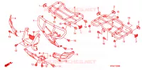 SUPPORT pour Honda FOURTRAX 500 FOREMAN 4X4 Electric Shift de 2008
