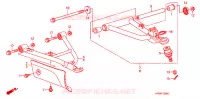 TRIANGLES AVANT pour Honda FOURTRAX 500 FOREMAN 4X4 Electric Shift de 2008