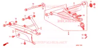 TRIANGLES AVANT pour Honda FOURTRAX 500 FOREMAN 4X4 Electric Shift de 2011